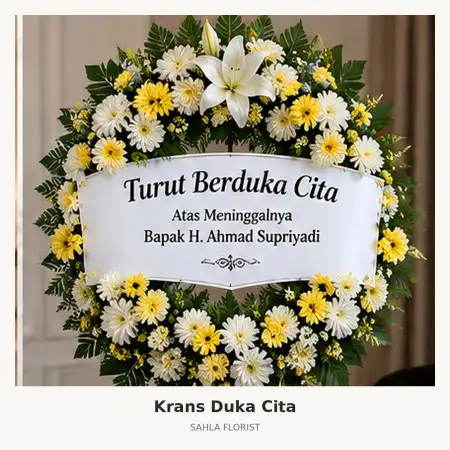 Krans Bunga Duka Magelang Kota